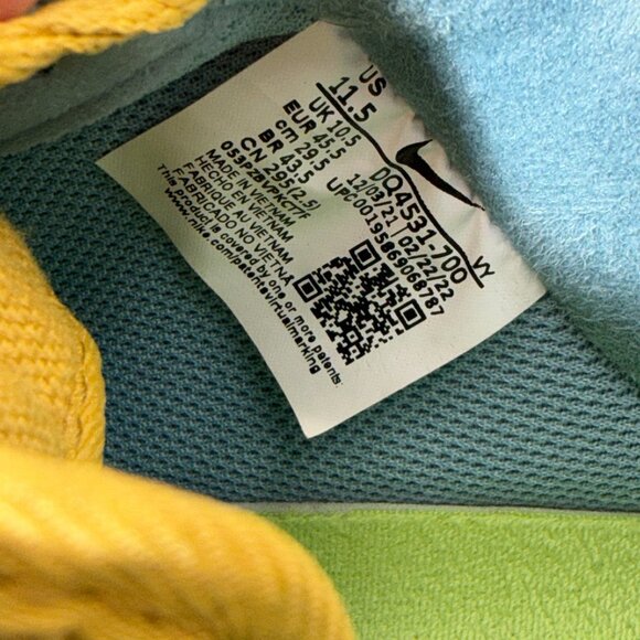 Nike Mens Size 11.5 Air Force 1 '07 LV8 Next Nature Low Sun Club Shoes Sneakers - Picture 11 of 13